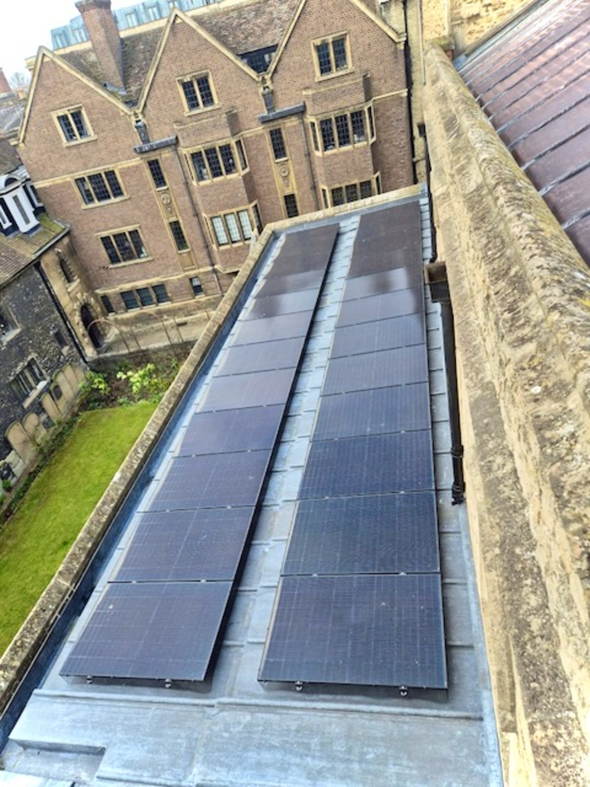 St Bene’t’s Church solar panels