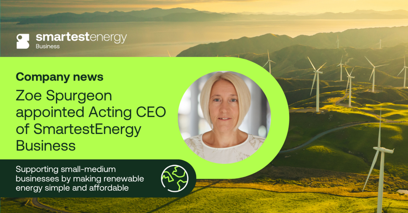 Zoe Spurgeon Acting CEO of SmartestEnergy Business