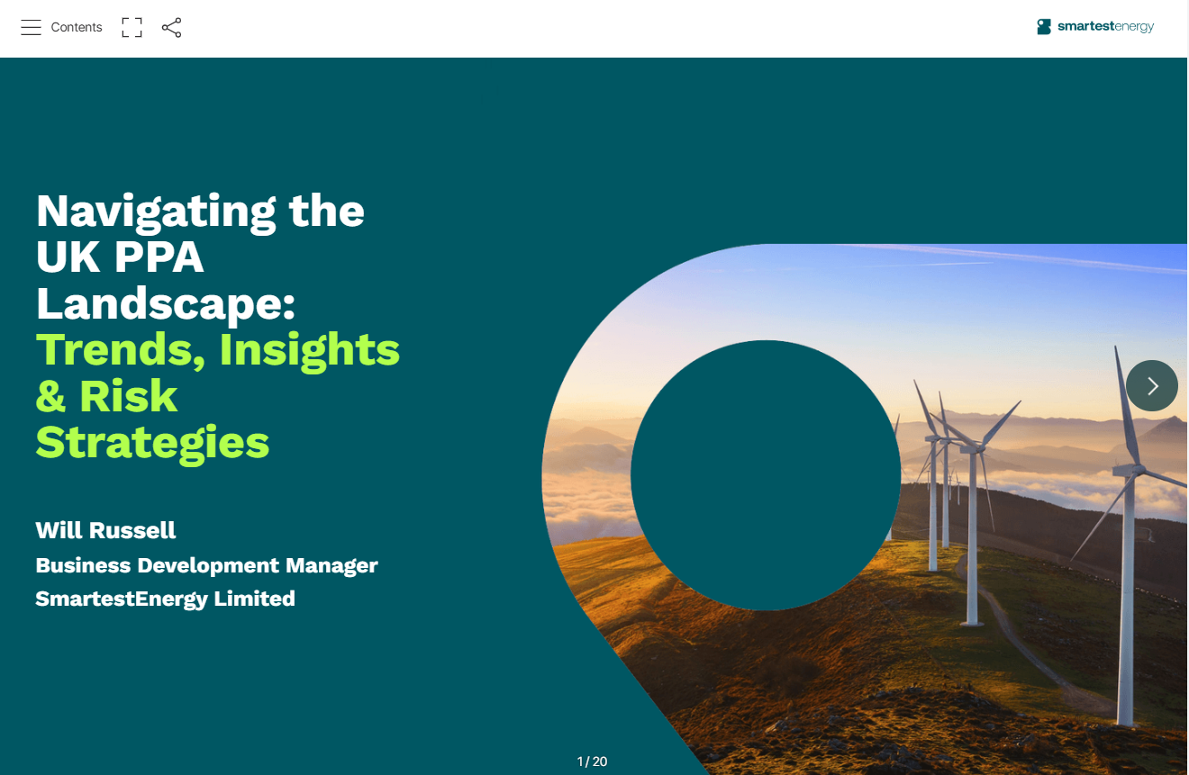 Navigating the UK PPA Landscape